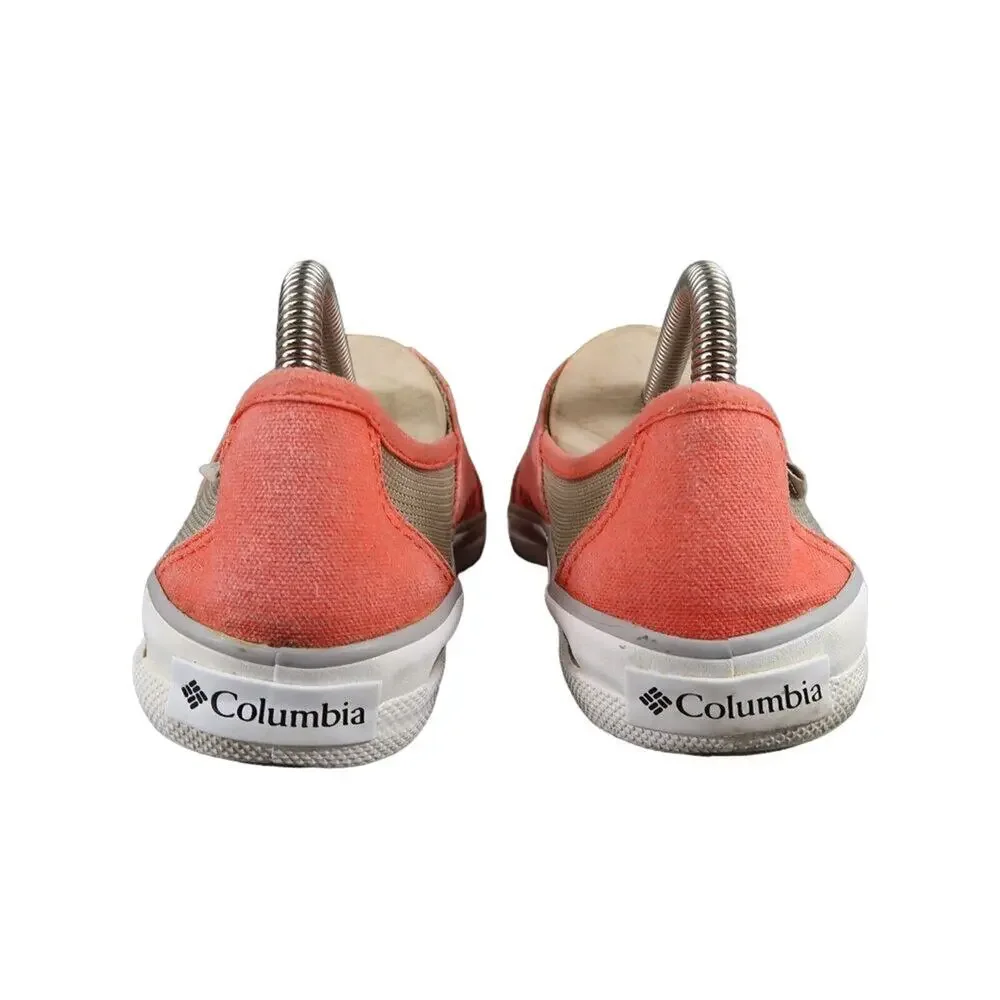 Columbia Shoes Womens 8 Flats Slip On Vulc N Vent Casual Sneaker Canvas Mesh